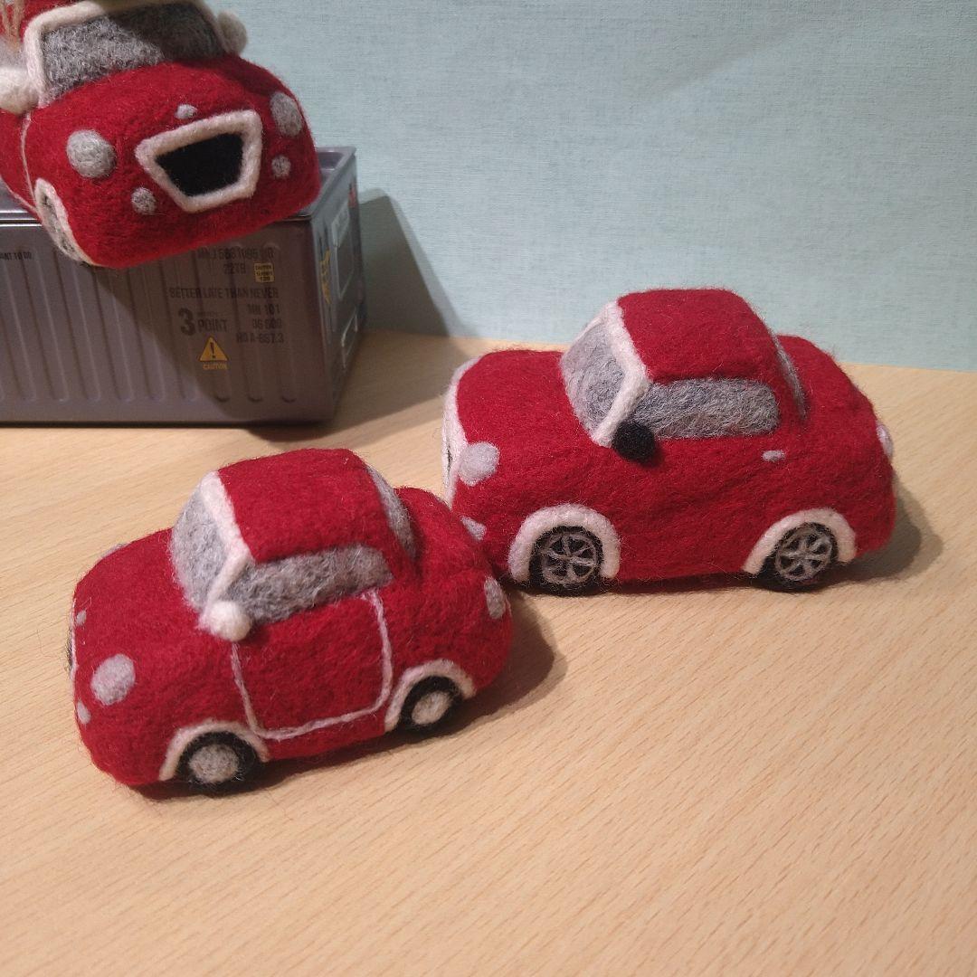 ❁ narannha❁羊毛フェルトで作る車❁