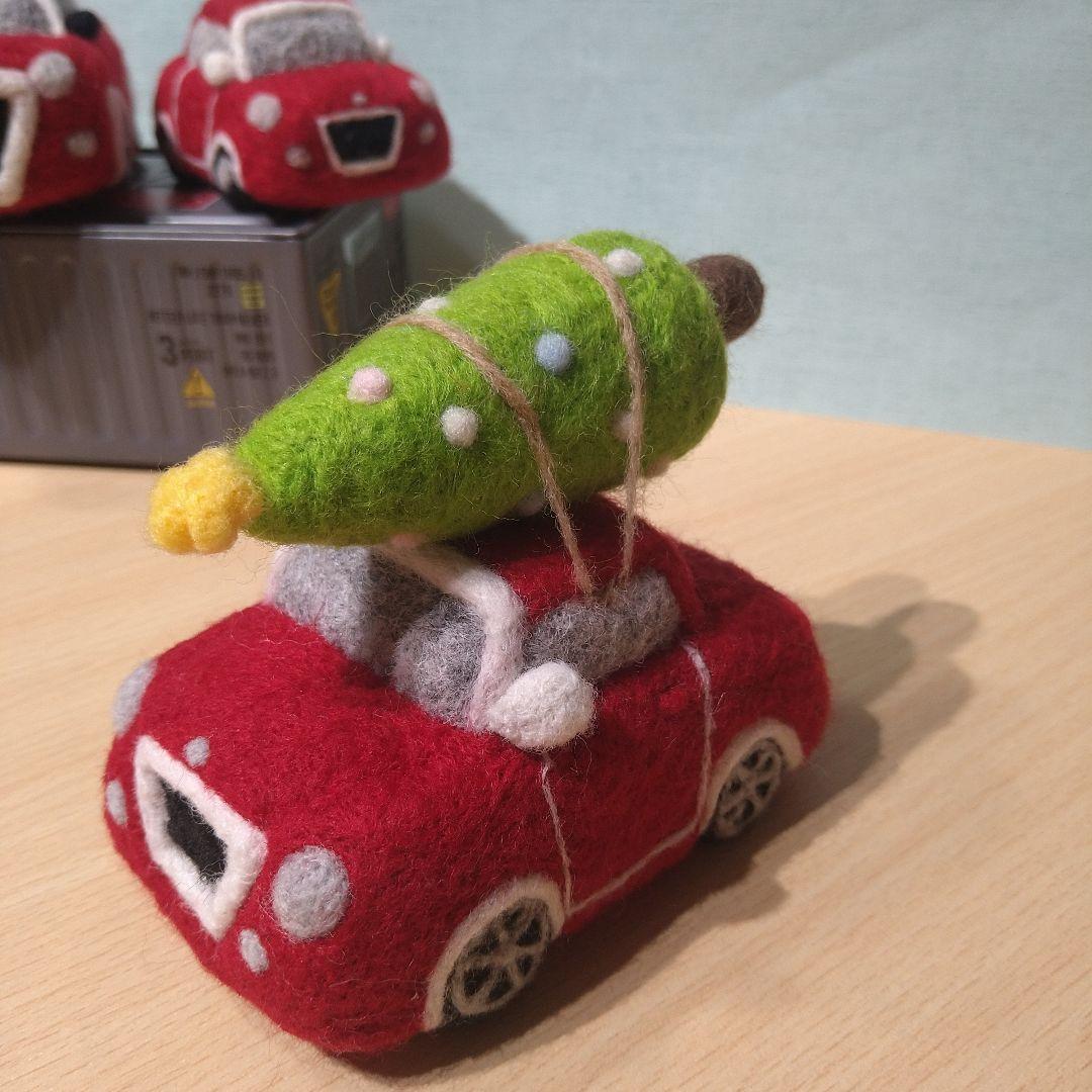 ❁ narannha❁羊毛フェルトで作る車❁