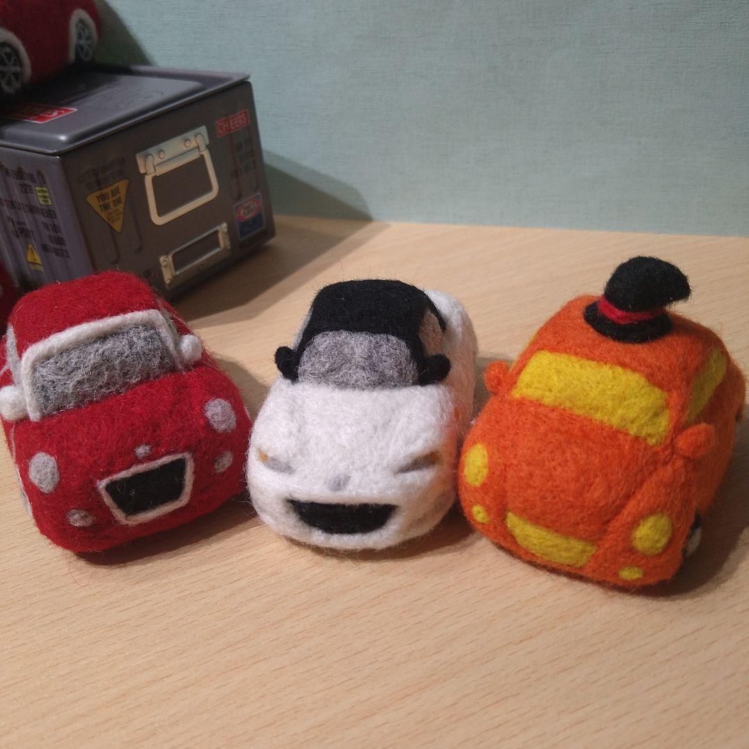 ❁ narannha❁羊毛フェルトで作る車❁