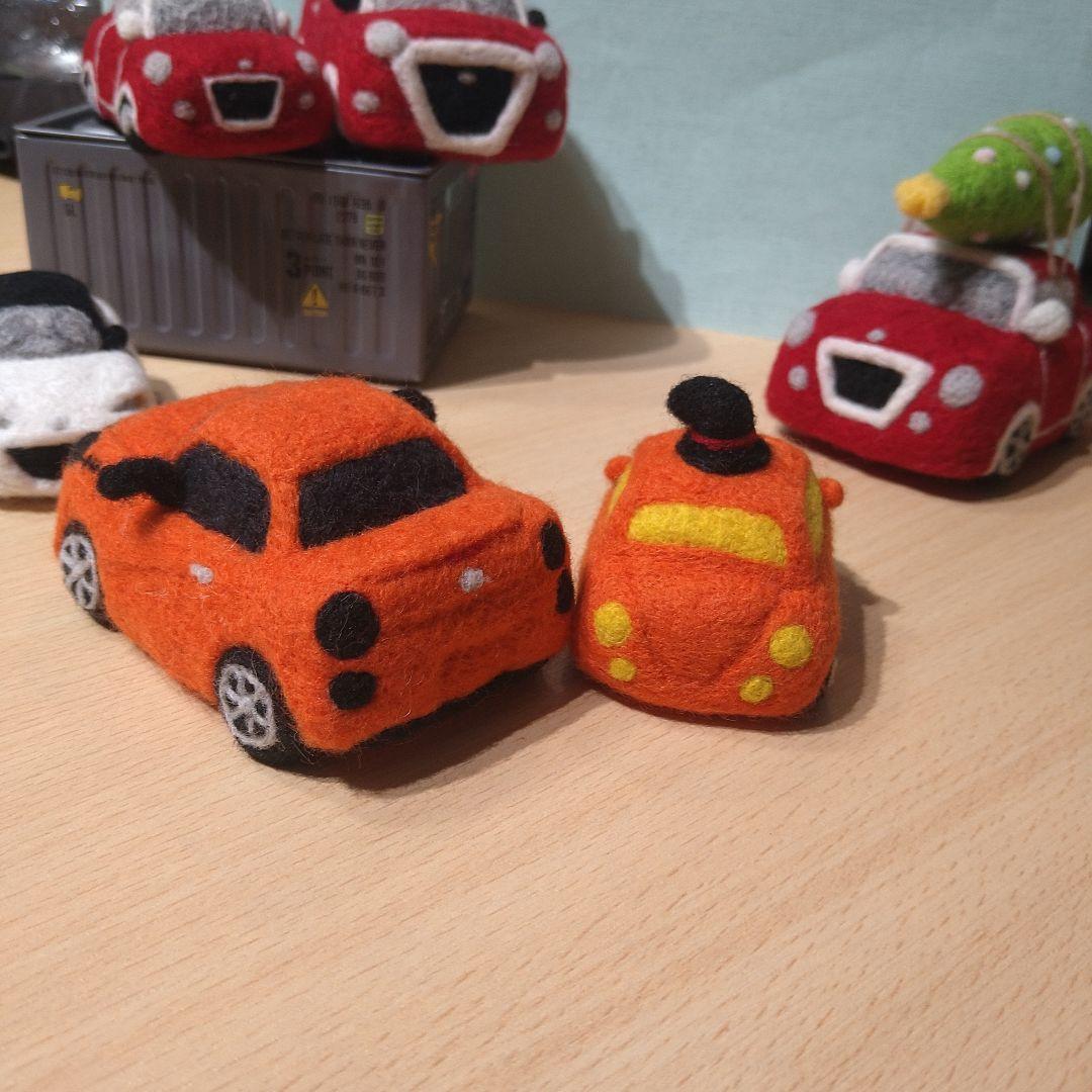 ❁ narannha❁羊毛フェルトで作る車❁
