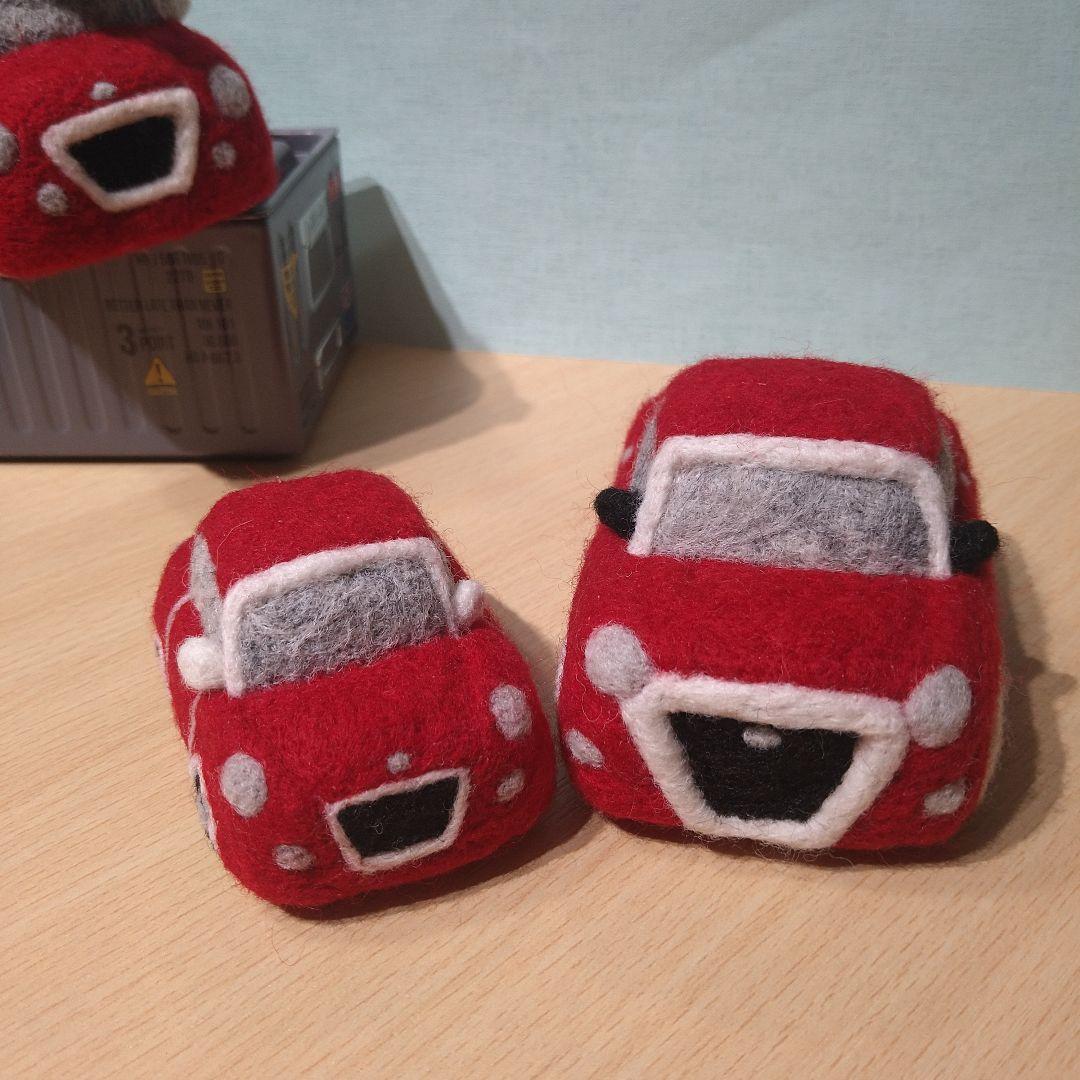 ❁ narannha❁羊毛フェルトで作る車❁