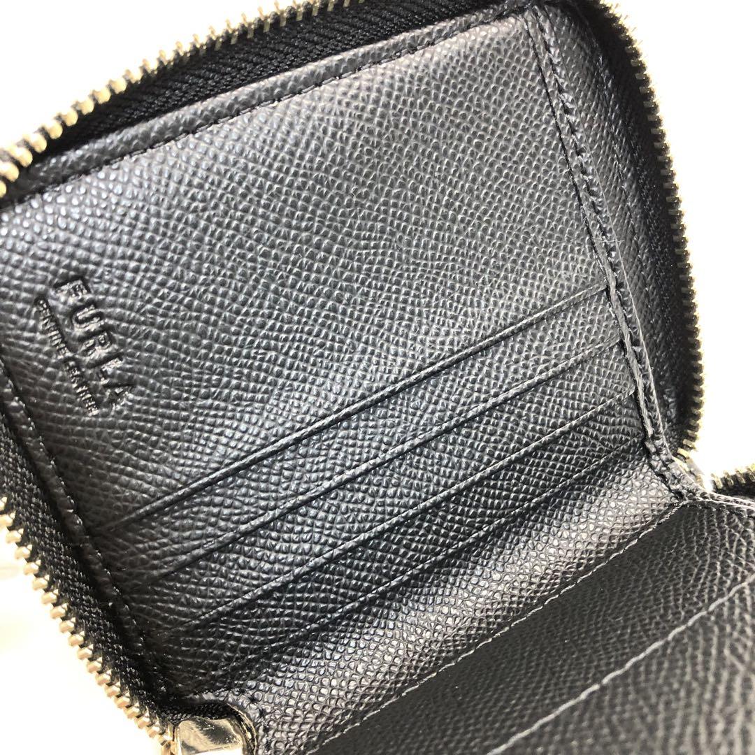 【極美品✨】　FURLA フルラ　ミニウォレット　財布　ブラック　ゴールド