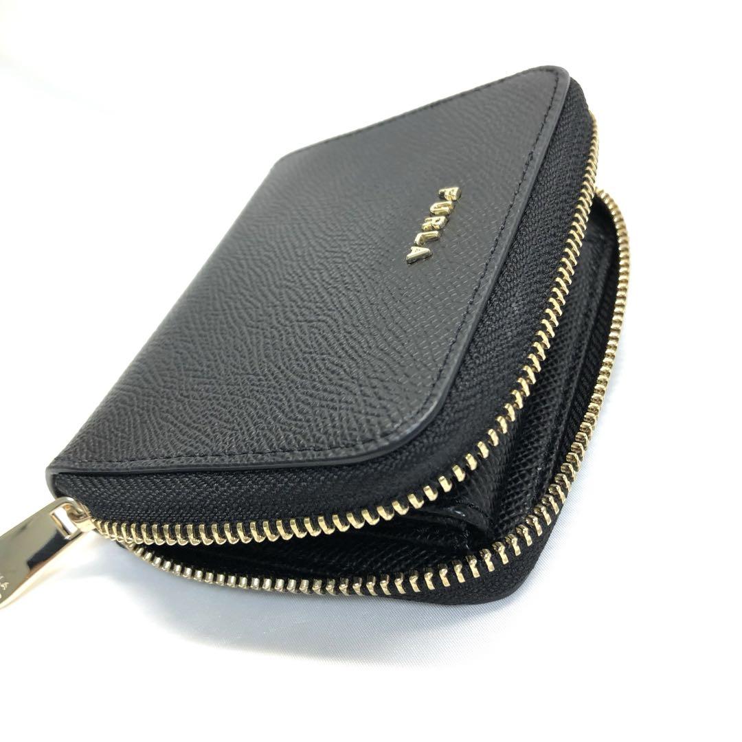 【極美品✨】　FURLA フルラ　ミニウォレット　財布　ブラック　ゴールド