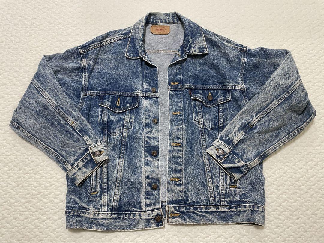 LEVI’S ケミカルウォッシュ デニムジャケット