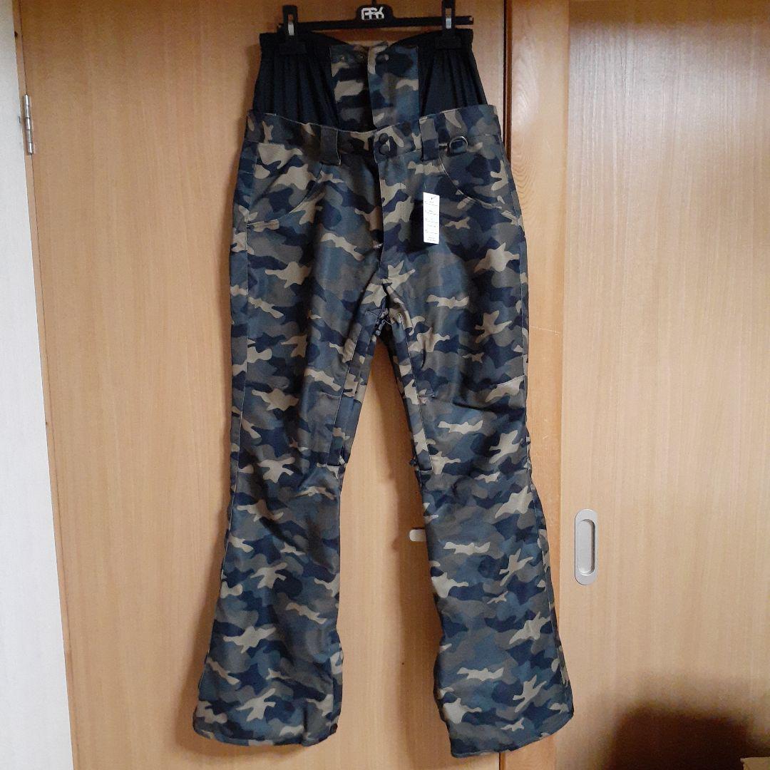 新品 スノーボード Mサイズ 迷彩 ストレッチ
