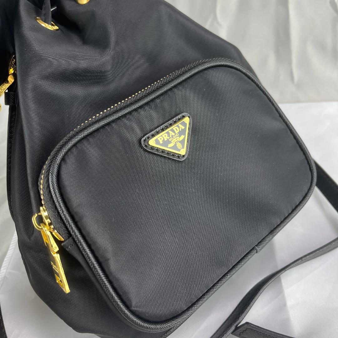 PRADA プラダ ナイロン 巾着 ハンドバッグ ショルダーバッグ