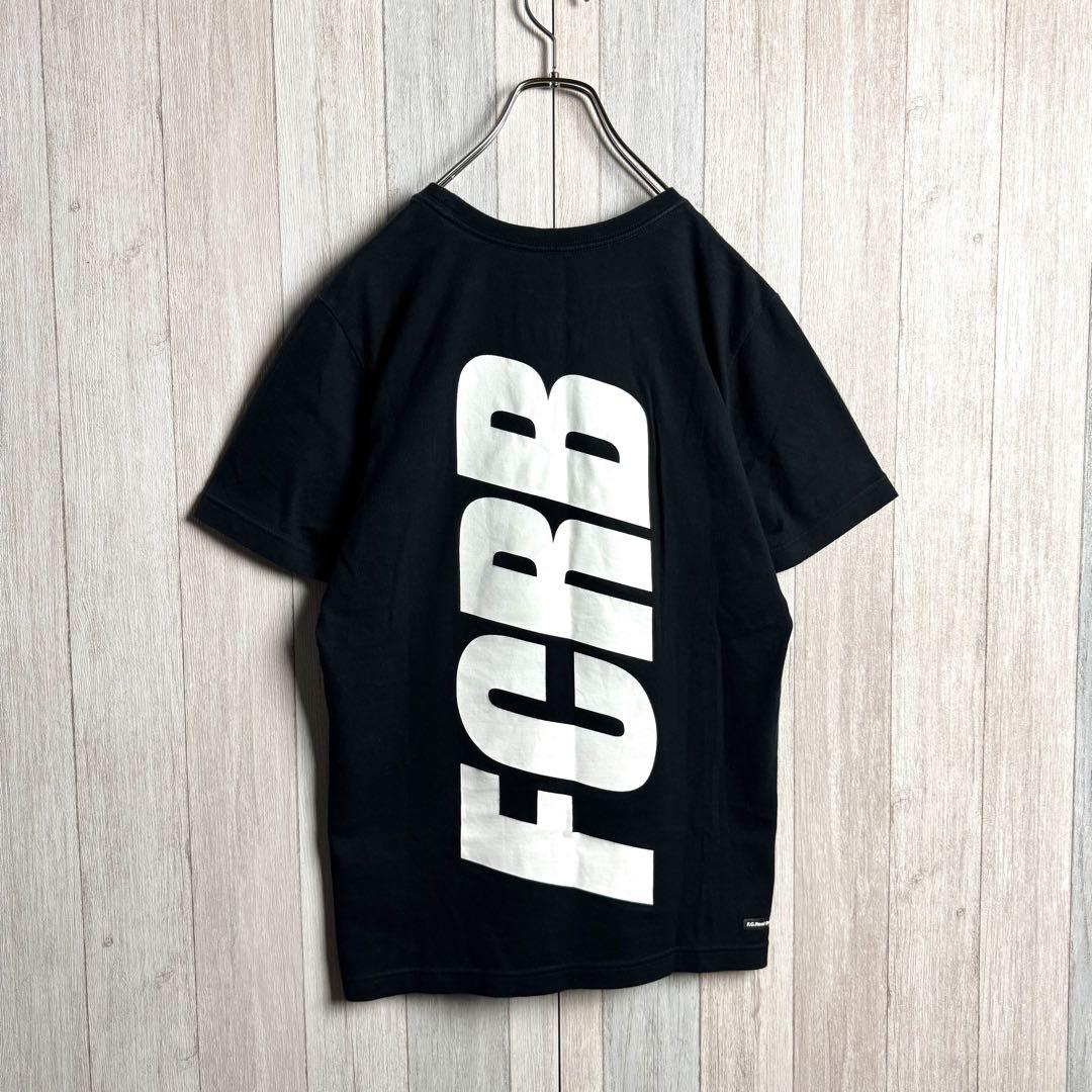 2842【希少コラボ】エフシーレアルブリストル×ナイキ 両面ビッグロゴ Tシャツ