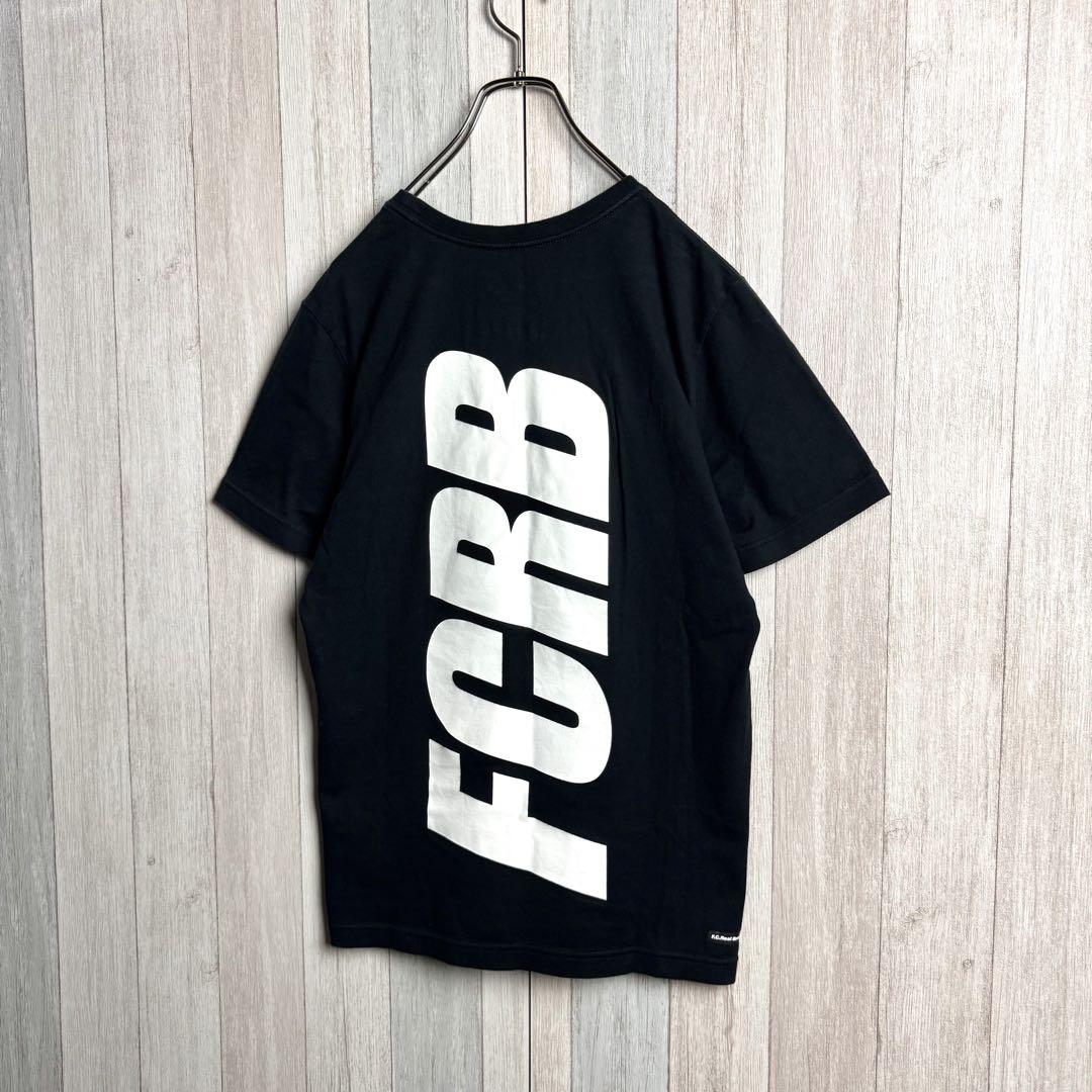 2842【希少コラボ】エフシーレアルブリストル×ナイキ 両面ビッグロゴ Tシャツ