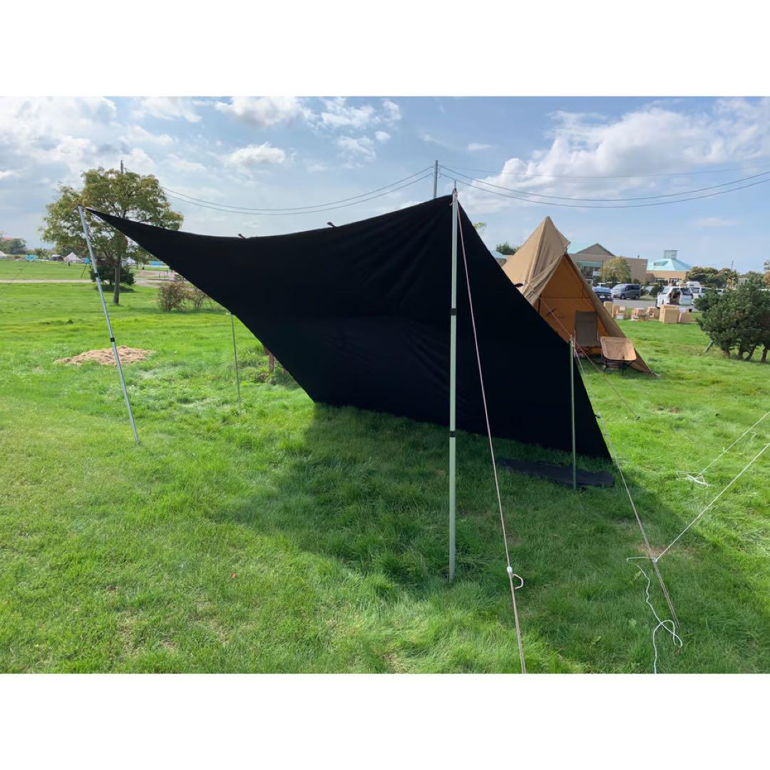 ムースルームワークス　polyester & cotton tarp KURO