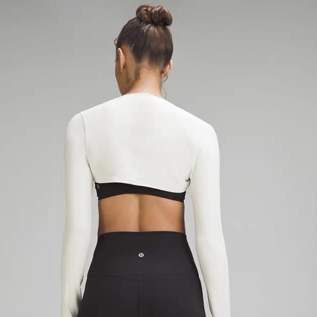 レア 廃盤 新品★lululemon Nulu Long Yoga Shrug