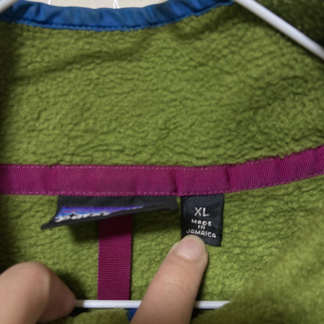 Patagonia 92年製 パタゴニア スナップT フリース パイン フリース