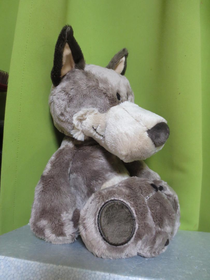 【台湾少数限定】NICI　ニキ　狼　オオカミ　WOLF　ぬいぐるみ　35㎝