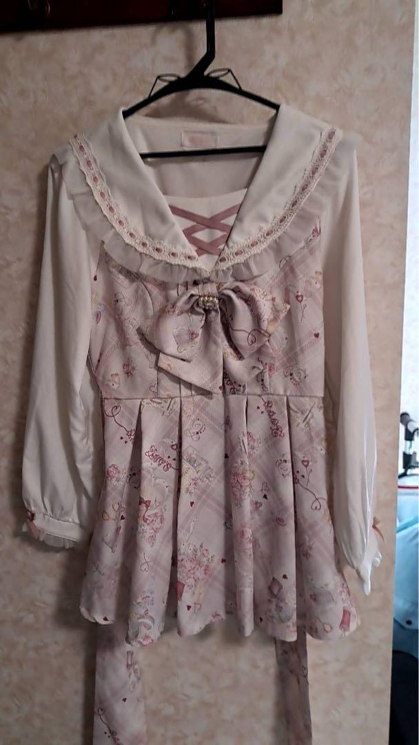 LIZLISA Sewing Bear柄 セットアップ ホワイト 長袖 - メルカリ LIZLISA Sewing Bear柄 セットアップ ホワイト 長袖 - メルカリ