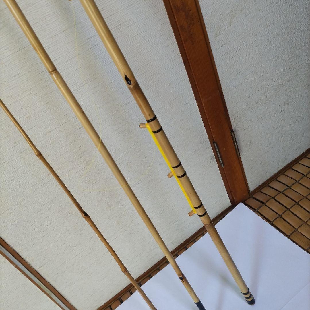 No140)竹製江戸前ハゼ中通し竿2,68m