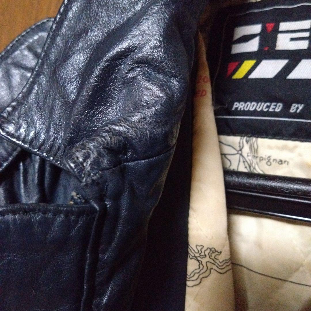 ヴィンテージ 80s 90 カウレザージャケット ライダース Mサイズ