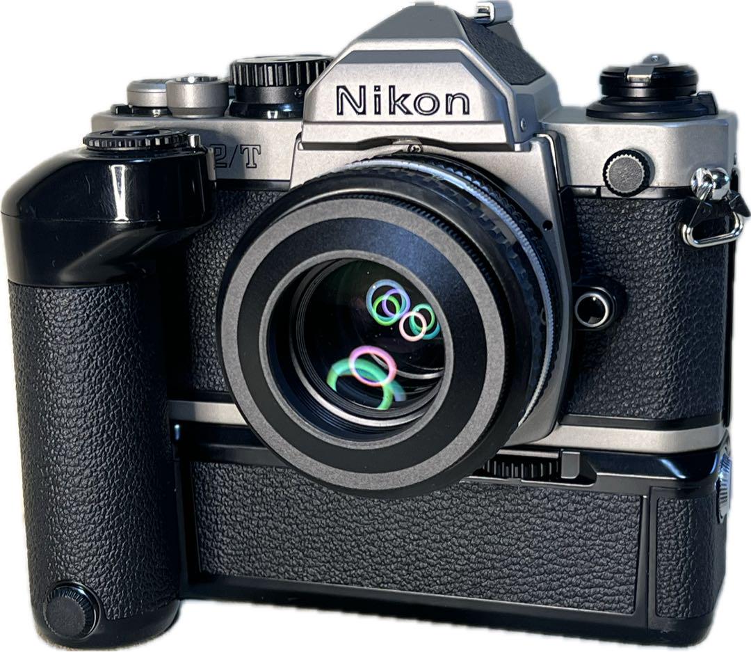 Nikon FM2/T+MD-12+NIKKOR 50mm 1:1.8パンケーキ