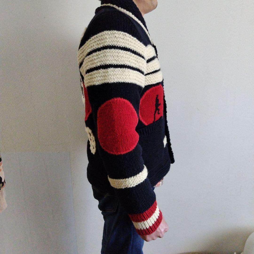 参丸一　福蛙カウチンニットジャケット