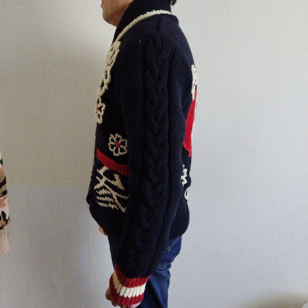 参丸一　福蛙カウチンニットジャケット