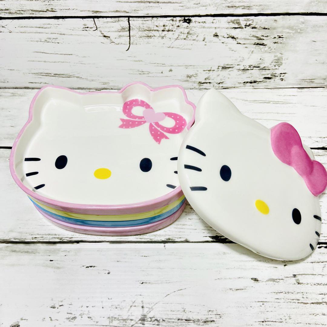 キティちゃん ビンテージ 可愛い 小物入れ 陶器 花かご レトロ