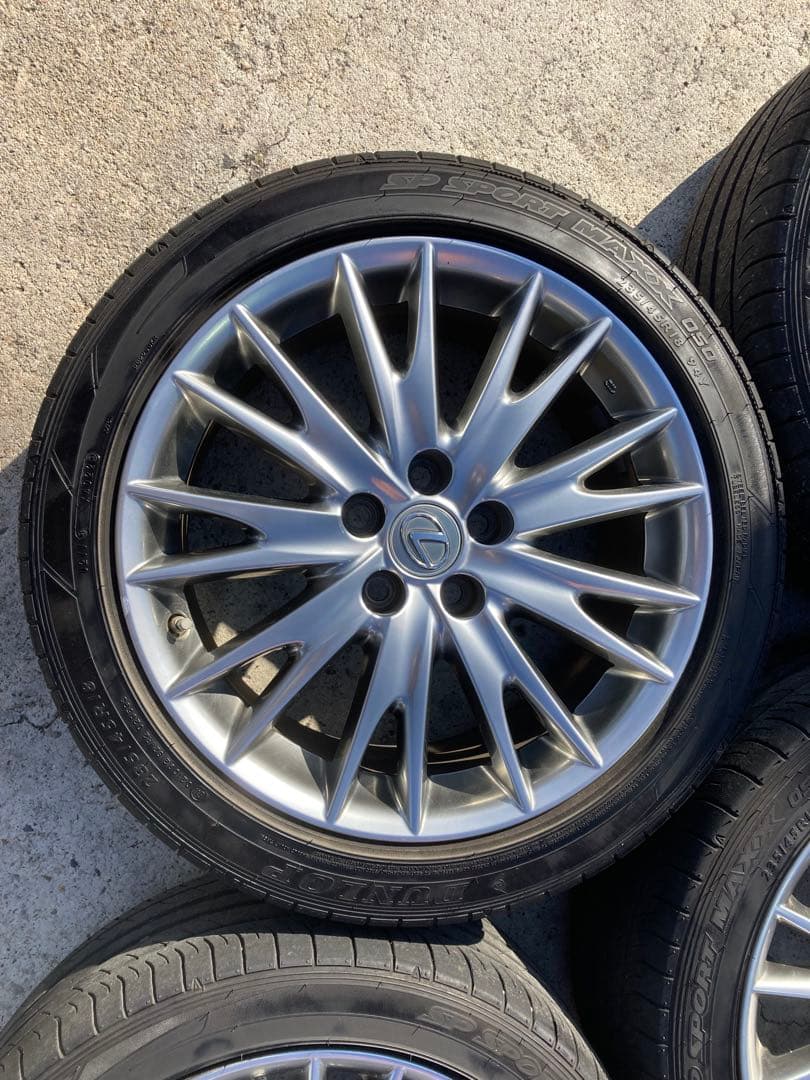 レクサス 10系 GS450h 純正18インチアルミホイル 235/45R18 レクサス 10系 GS450h 純正18インチアルミホイル 235/45R18