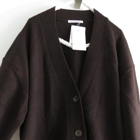 新品 BEAUTY＆YOUTH カシミヤ ウール カーディガン 茶 ニット