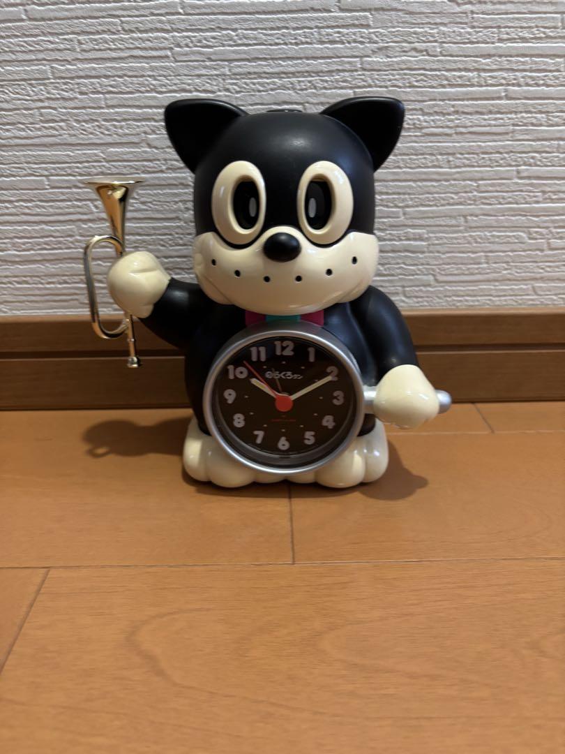 のらくろクン　目覚まし時計　昭和レトロ