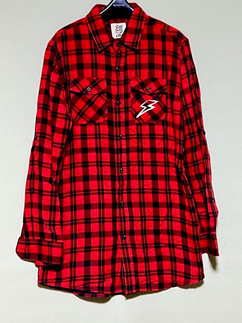 特別訳あり特価】 LiSA LiSAッ子チェックシャツ レッド ミュージシャン