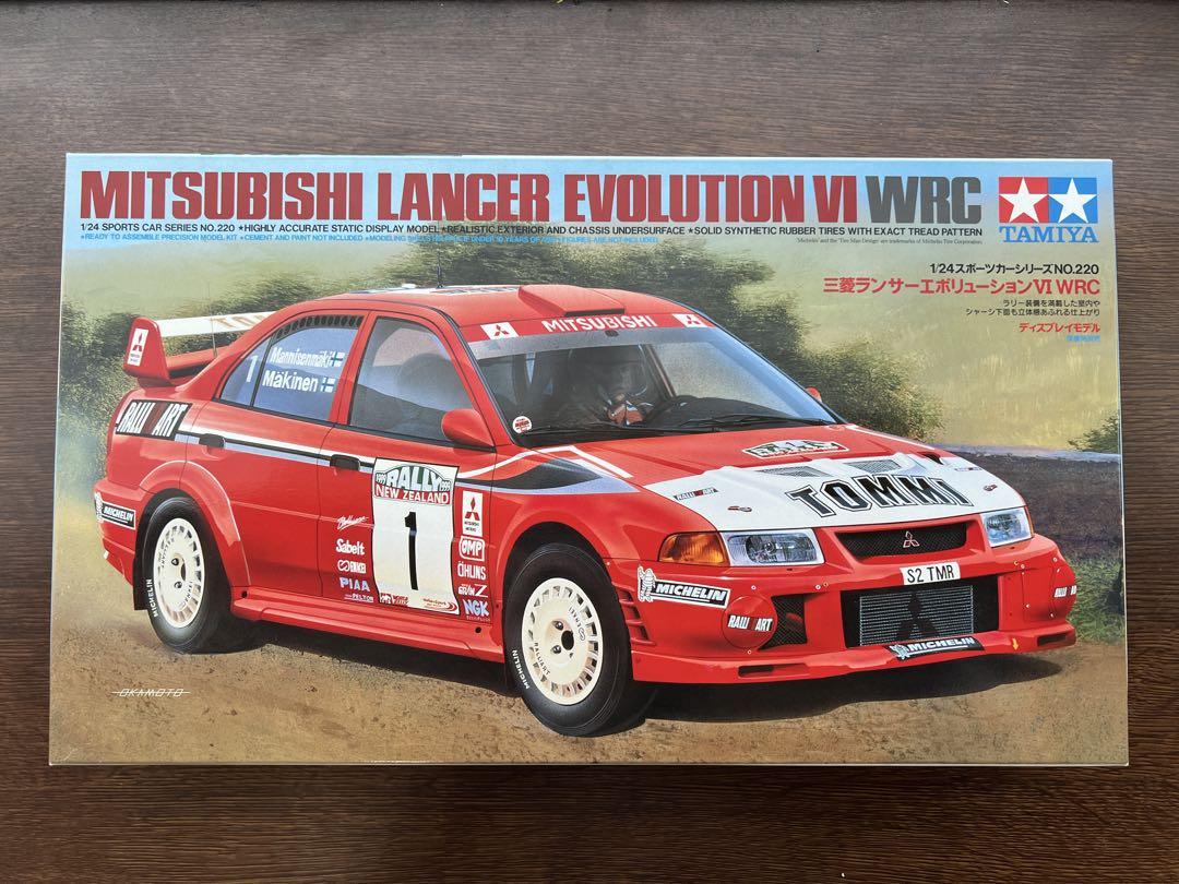 タミヤ 三菱ランサーエボリューションV，VI, VII WRC 4点セット
