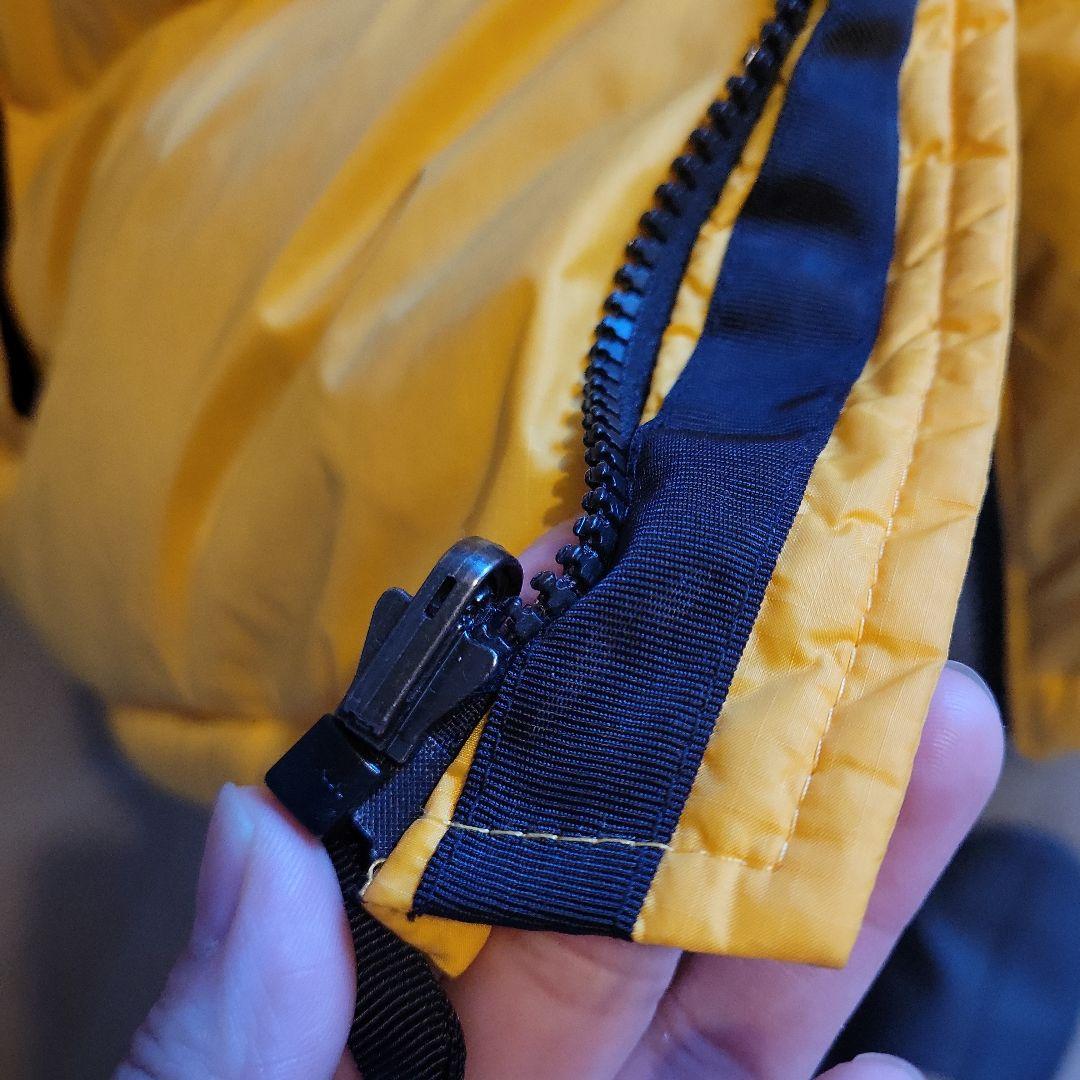THE NORTH FACE ダウンジャケット L イエロー/ブラック