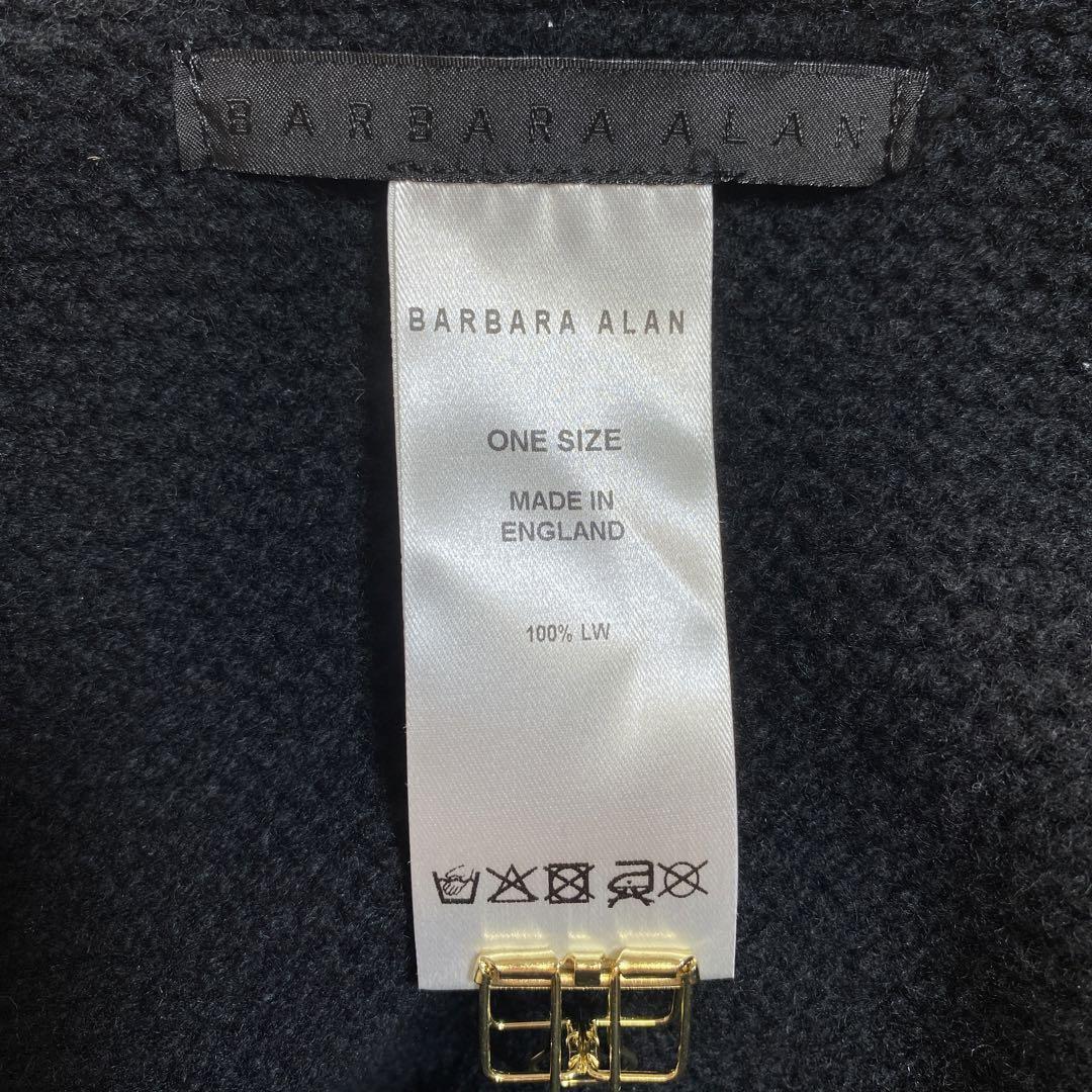 希少♡ Barbara Alan ウール ニットポンチョ 羽織り 厚手生地