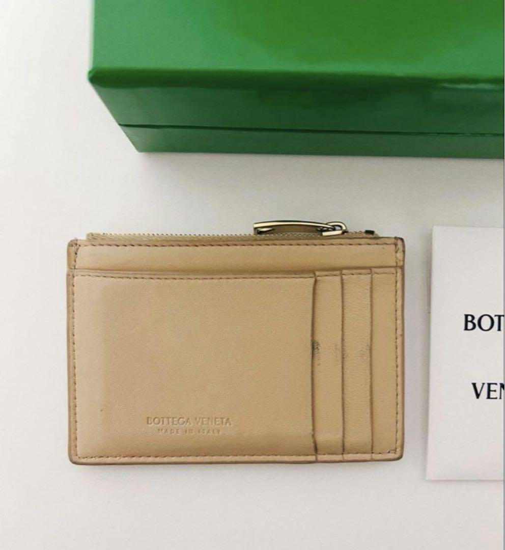 ボッテガヴェネタ フラグメントケース カセット レザー ベージュ
