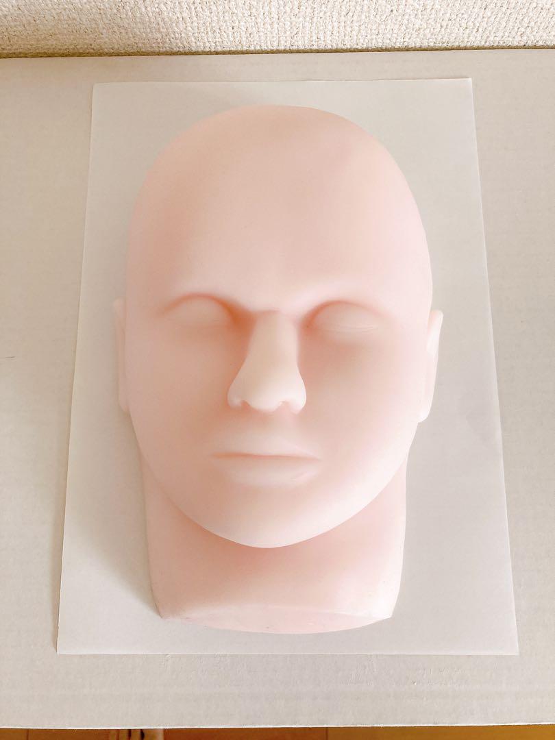 美容鍼 刺鍼練習 フェイス 人体模型 サンポー シリコン