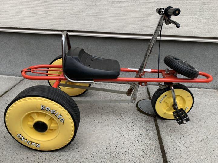 即納大得価 超希少品 三輪車 手漕ぎ 当時物 レトロ ZlazT-m19864154744 KOGIKO こぎっ子 マルキン自転車 新作新品
