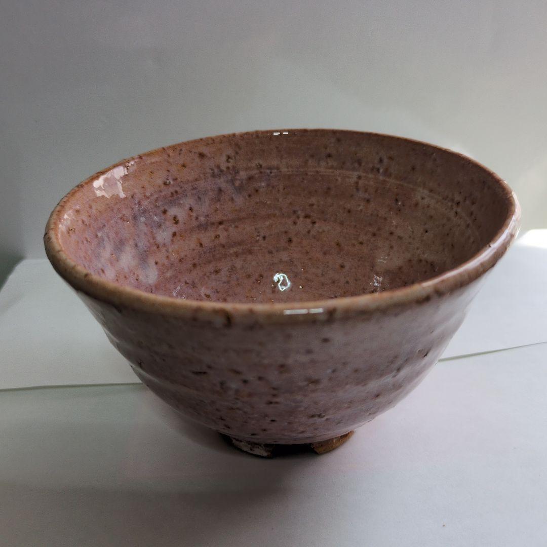 萩焼抹茶　茶碗 茶道具 抹茶茶碗 萩焼 平茶碗 日本製 萩 抹茶碗 抹茶椀 茶わん