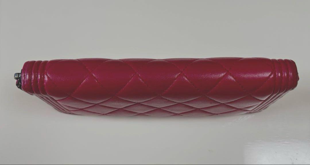 CHANEL ボーイシャネル　長財布　ピンク