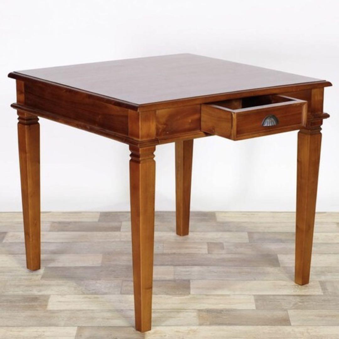 K 新品 アジアン ダイニングテーブル S カフェ カントリー アンティーク