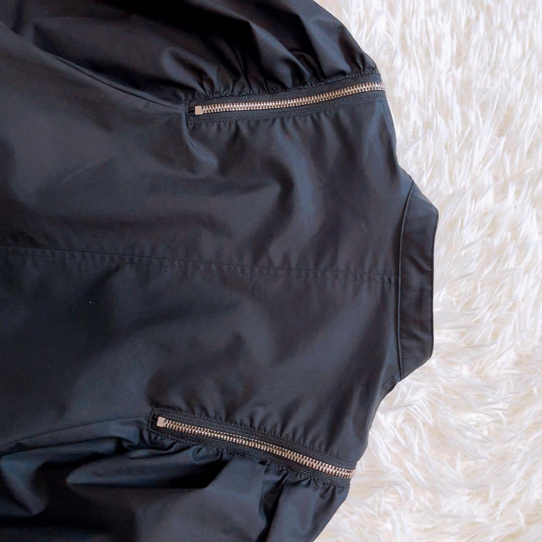 美品♡ CINOH パフショルダーシャツ スーピマ　23SS 黒 36 S