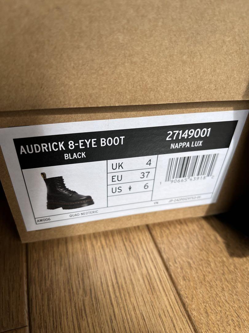 Dr. Martens JADON ブラック厚底 UK4 比較的軽量モデル