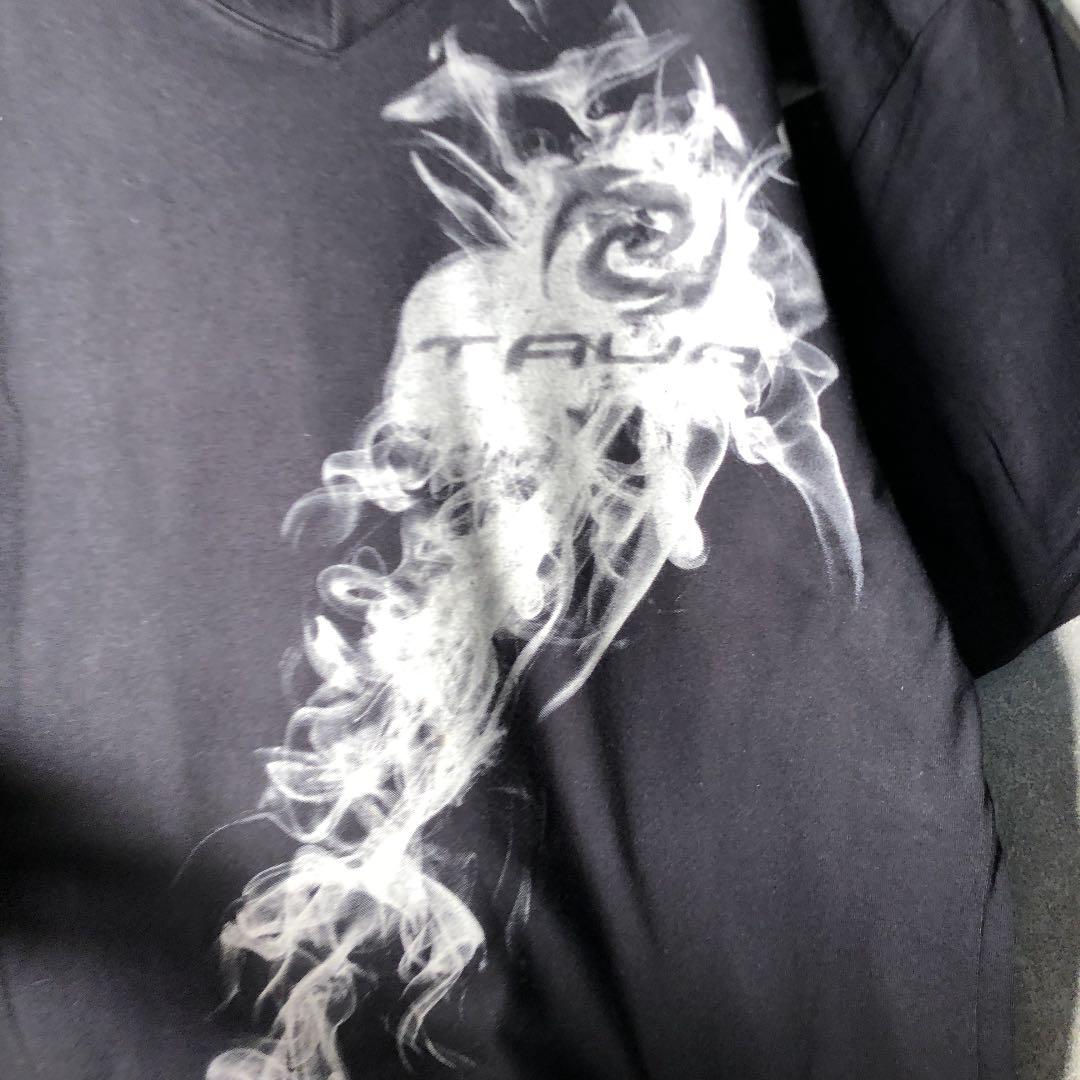 正規激安 【ヴィンテージ】Vネック デザインTシャツ 黒 半袖 古着 used SM35 Tシャツ/カットソー(半袖/袖なし) 正規激安 【ヴィンテージ】Vネック デザインTシャツ 黒 半袖 古着 used SM35 Tシャツ/カットソー(半袖/袖なし)