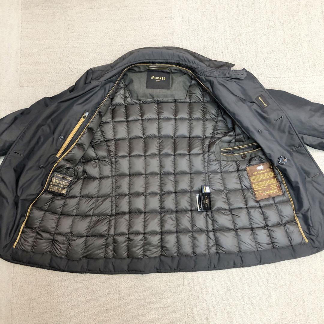 MOORER ムーレー ダウンPコート ジャケット ダークブラウン S2942