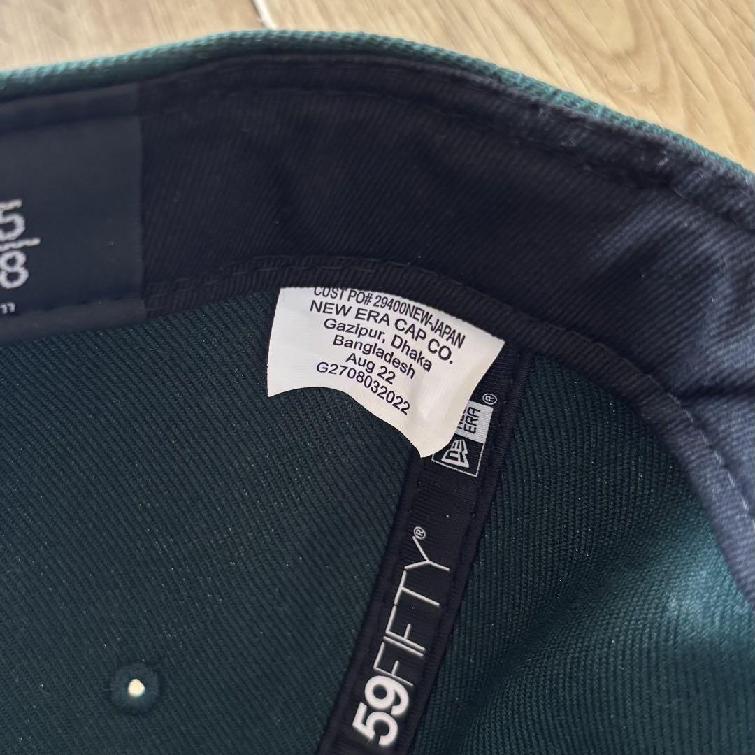 Supreme S Logo New Era Green ツノ デビル 22FW