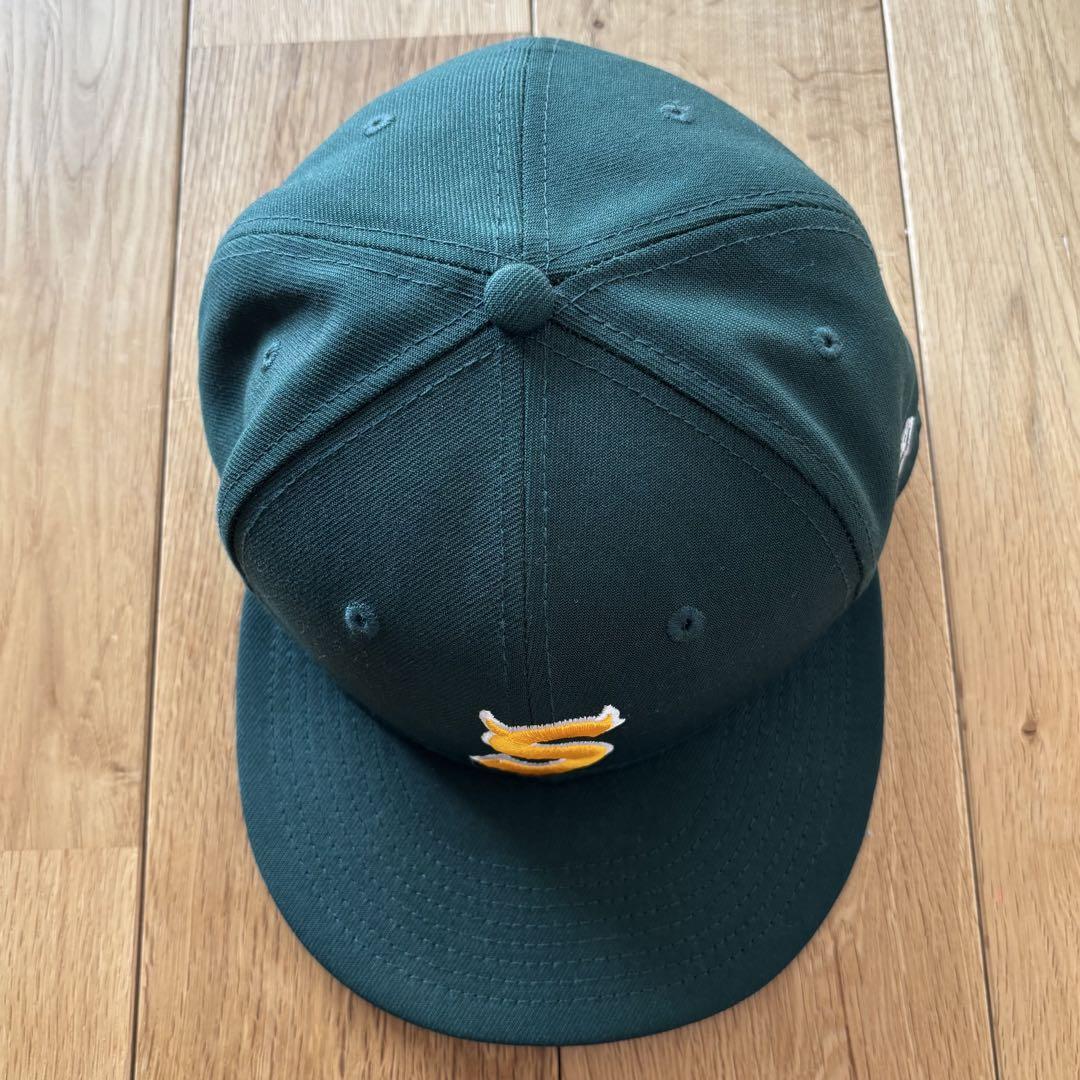 Supreme S Logo New Era Green ツノ デビル 22FW