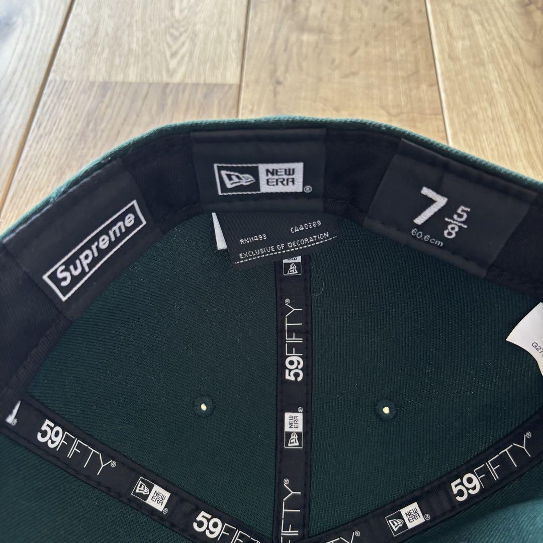 Supreme S Logo New Era Green ツノ デビル 22FW