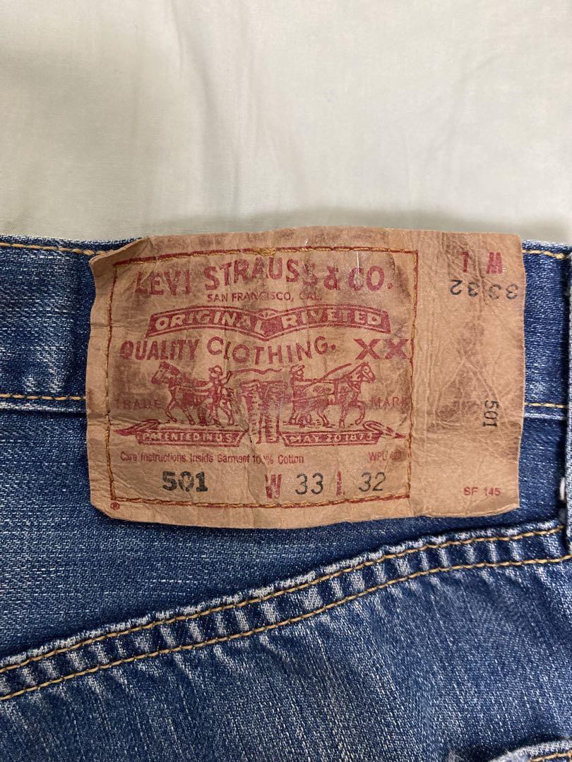 Levi's 501 ストレートデニム W33 L32 降谷建志着用モデル