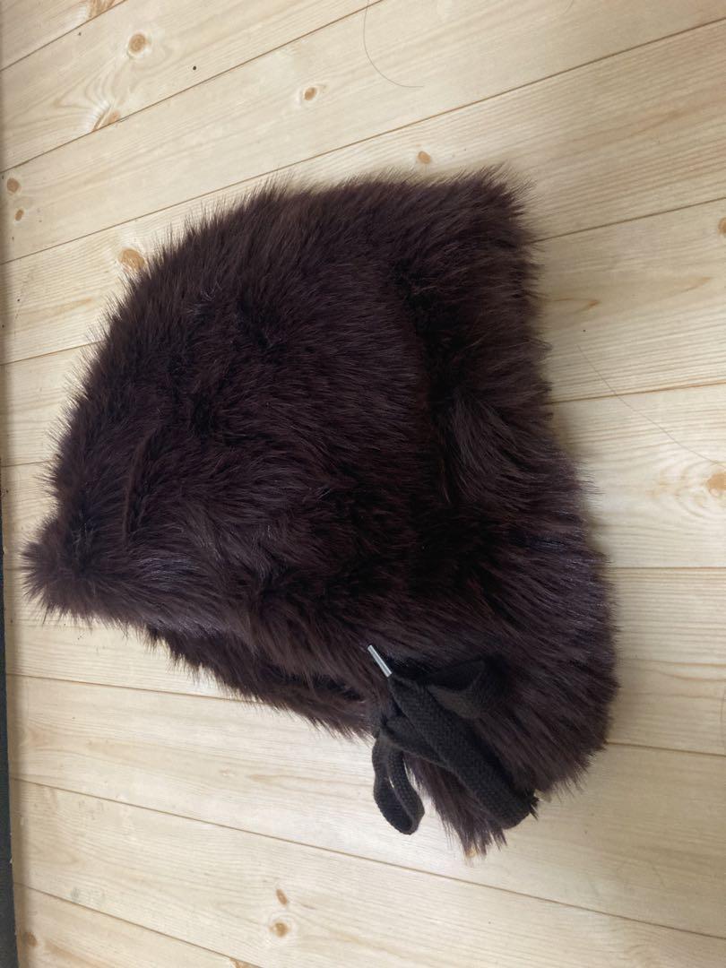 キジマタカユキ　Long Faux Fur Hood