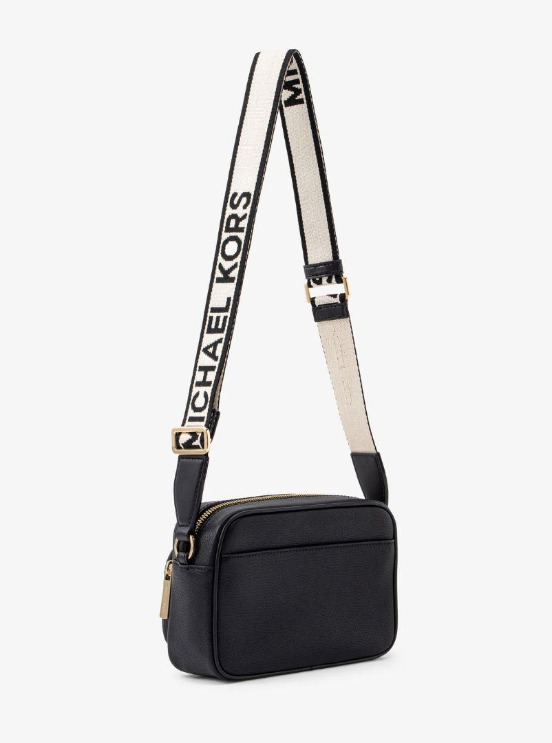 MICHAEL KORS ショルダーバッグ 黒 レザー ポケット付き