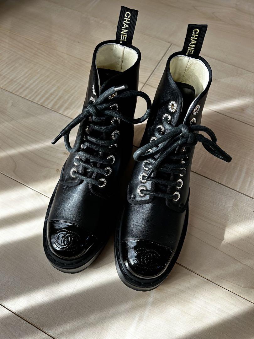 Chanel ターンロックブーツ size36