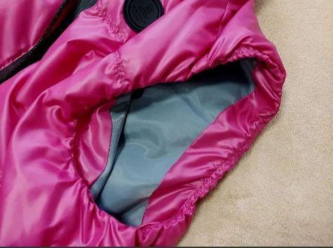 ウエア 新品 税 LANVIN ダウンベスト QeTzM-m19885514137 タグ付き 定価39000円 フクシアピ