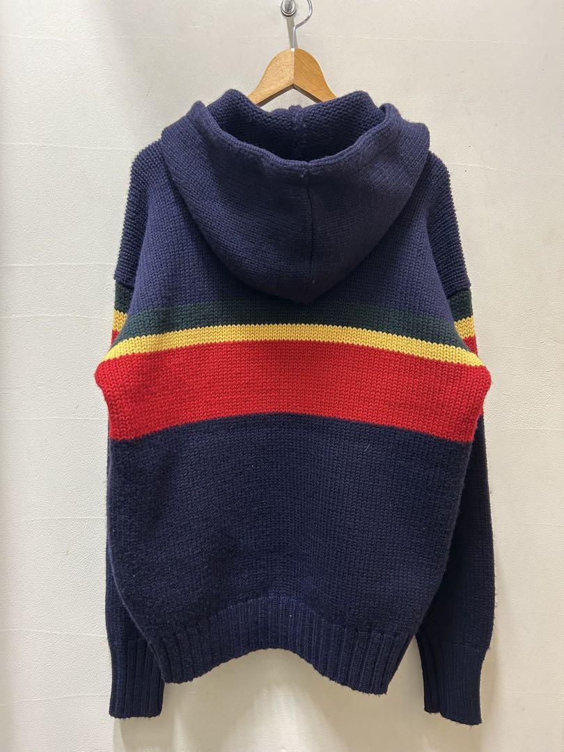 90s Polo by Ralph Lauren M ウールフーディ　ニット