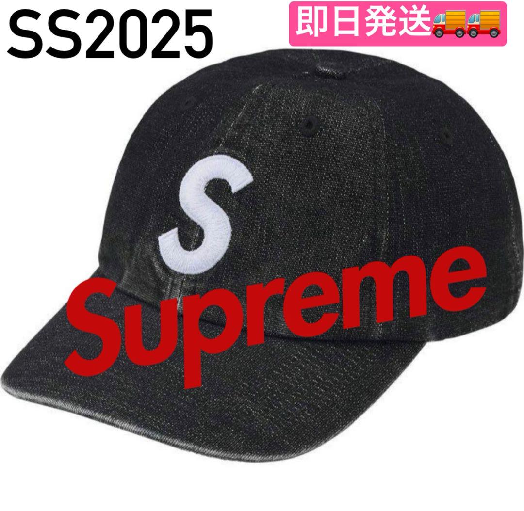 25SS 新品 シュプリーム コーデュラ デニム エスロゴ 6-パネル キャップ Supreme - 25SS 新品 シュプリーム コーデュラ デニム エスロゴ